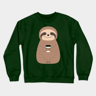 Sloth Coffee Time Crewneck Sweatshirt